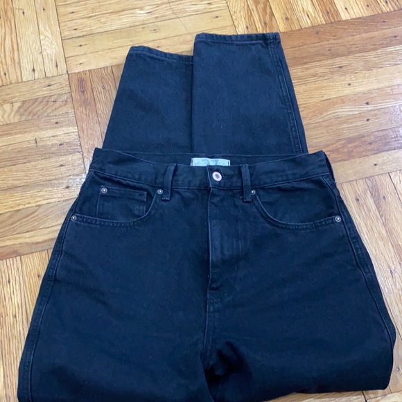 Free people stovepipe black Jean size 27 - Picture 6 of 8